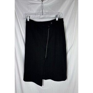 Women’s Mini Skirt Dress Color Black With Zipper And Side Pocket Size Small